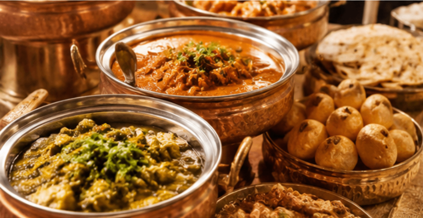Buffet catering setup by Rajbarir Bhoj