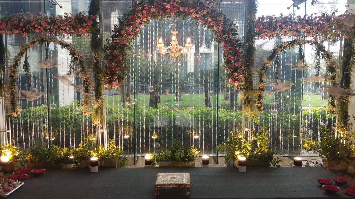 Wedding stage decoration by App Event Planner