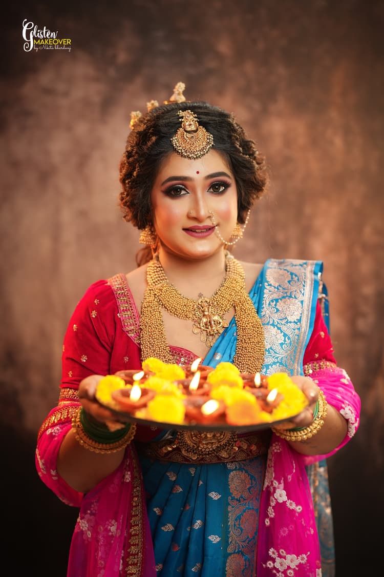 Best Bridal Makeup Artist in Kolkata | Glisten Makeover image 12