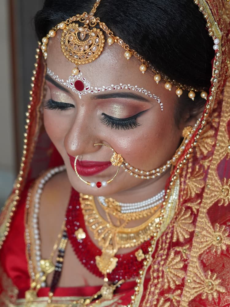 Deena's Makeover | Best Bridal Makeup Artist In Kolkata image 10