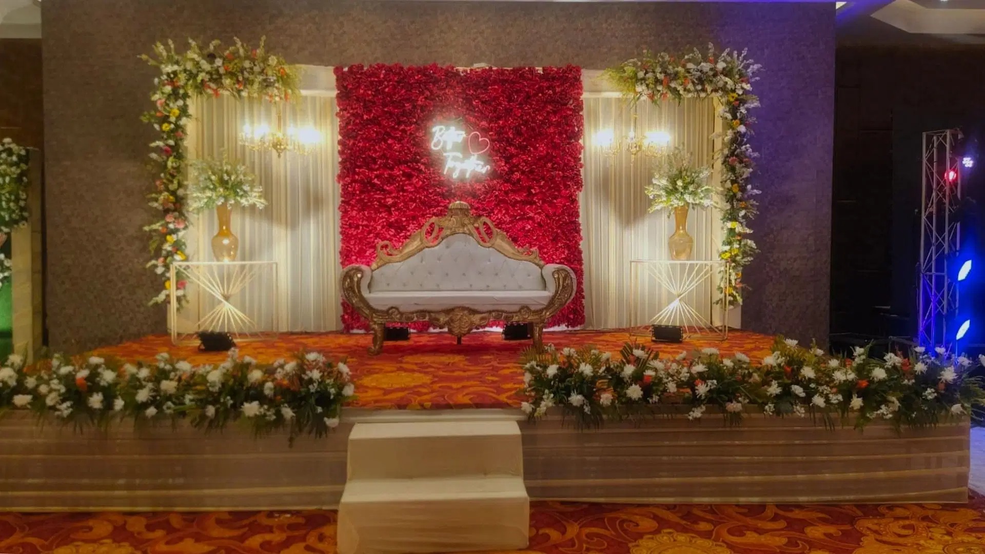Floral decoration by Eventima- wedding planner in kolkata