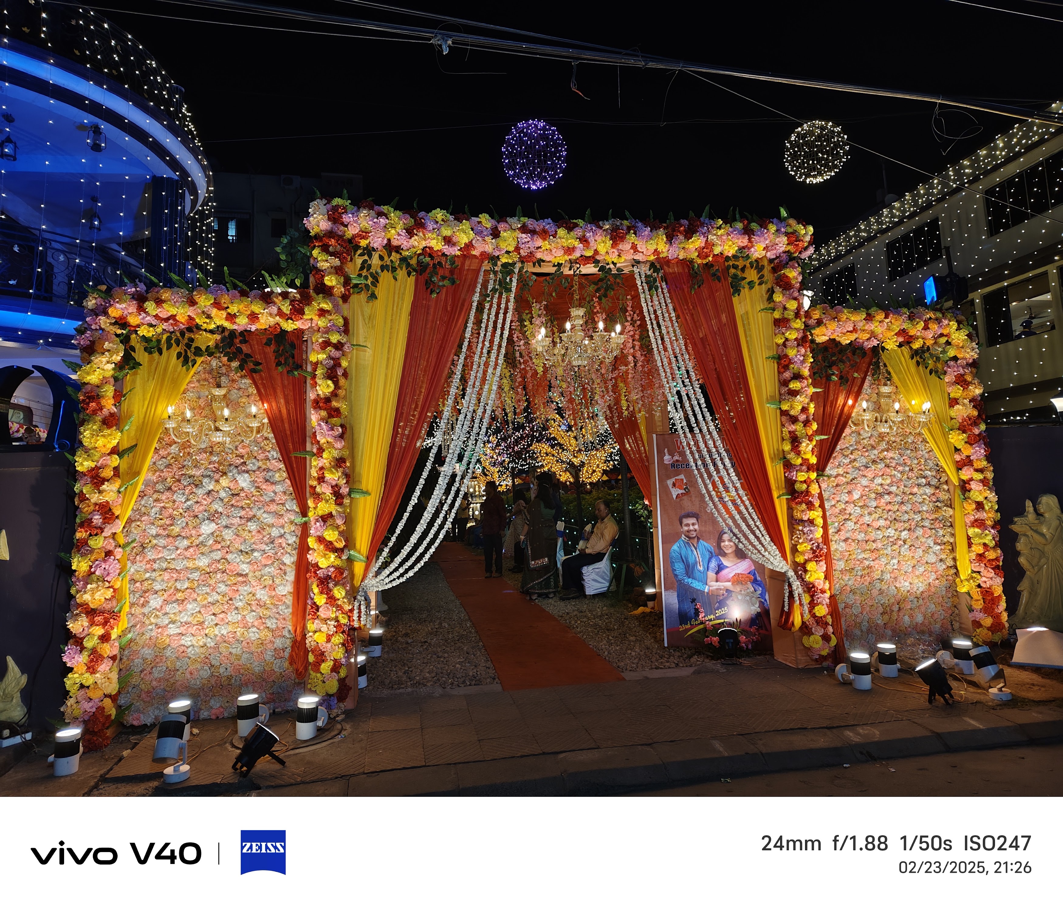 Wedding decor by Just Flower Events