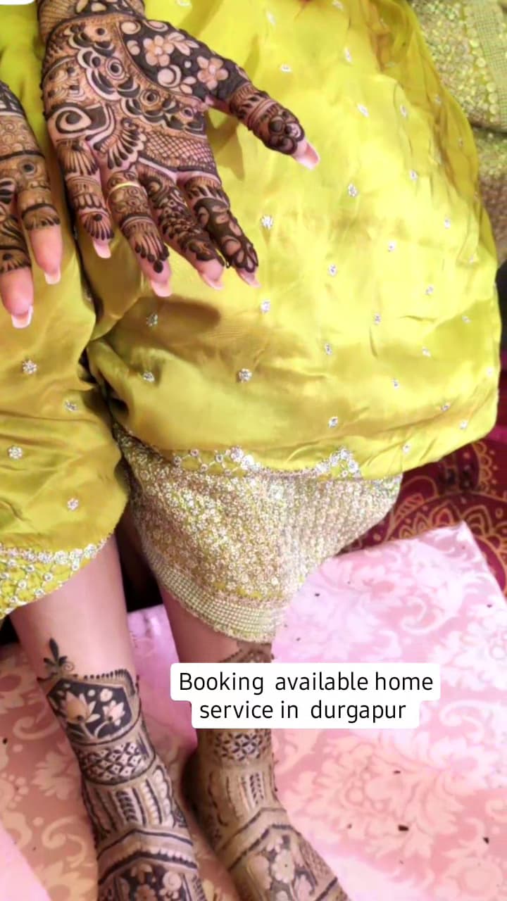 Krishna mehandi Art image 10