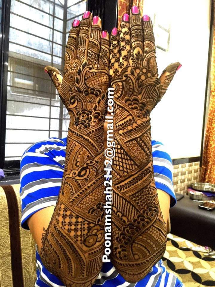 Krishna mehandi Art image 16
