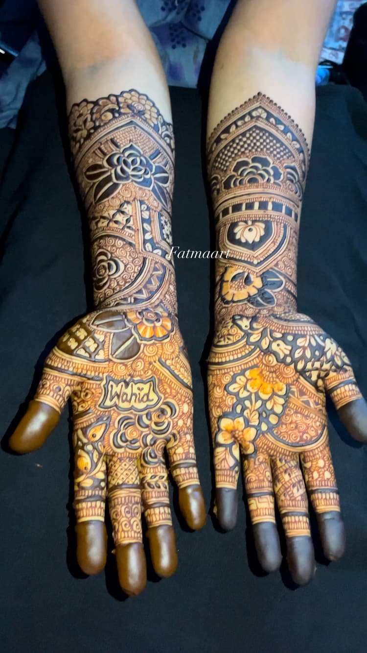 Mehendi arts by fatma image 2