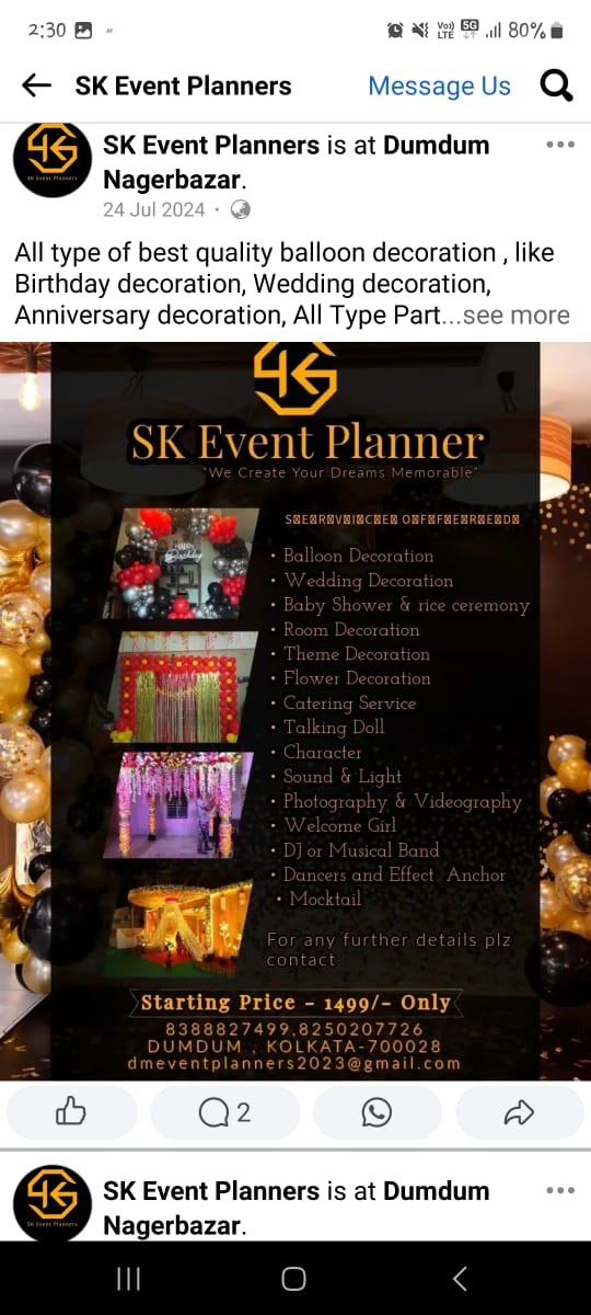 Floral decoration by SKYLARK EVENTS AND DECOR