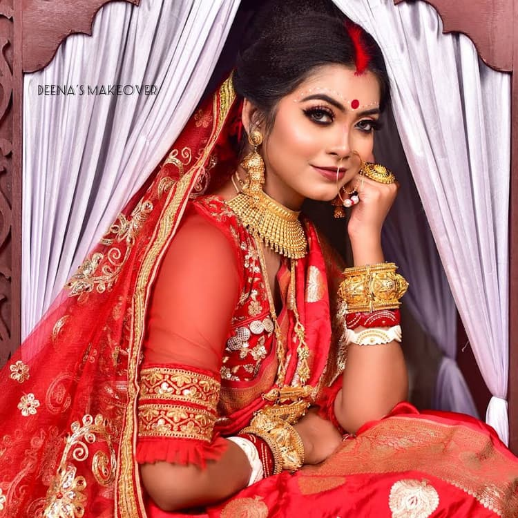 Shain’s Makeover By - RUNA - Bridal Makeup Artist In Kolkata image 8