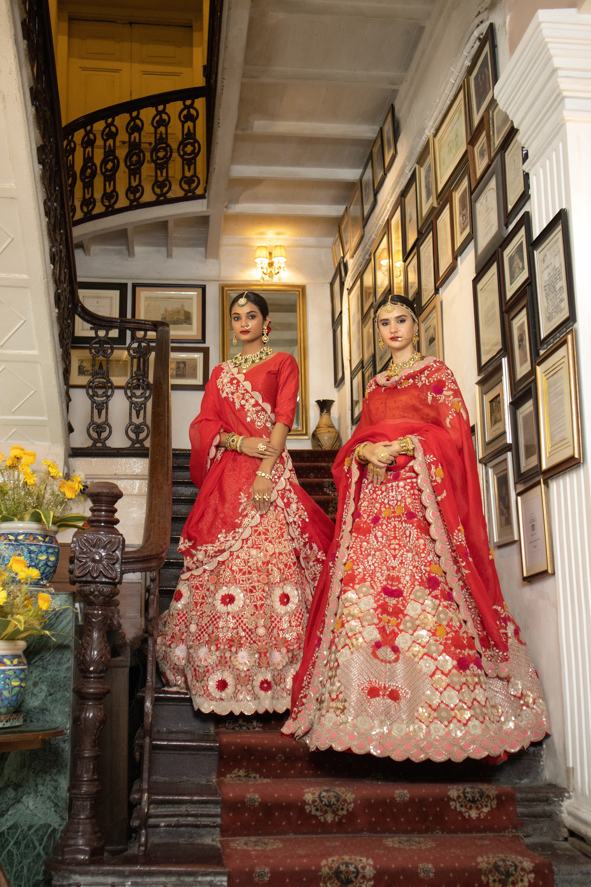 Designer bridal lehenga by Studio AV By Gaurav & Nitesh